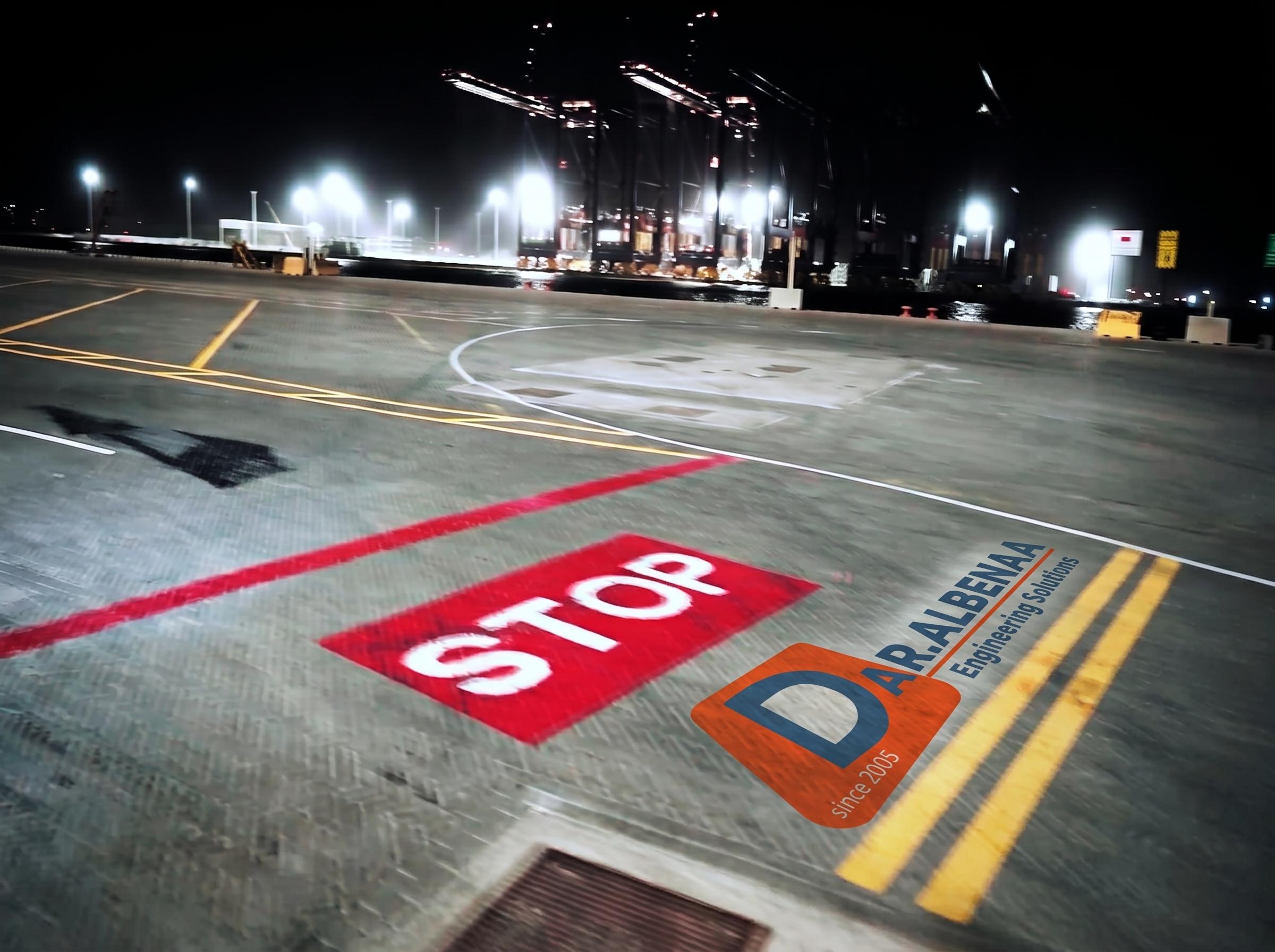 Road Marking Project | DP World Sokhna