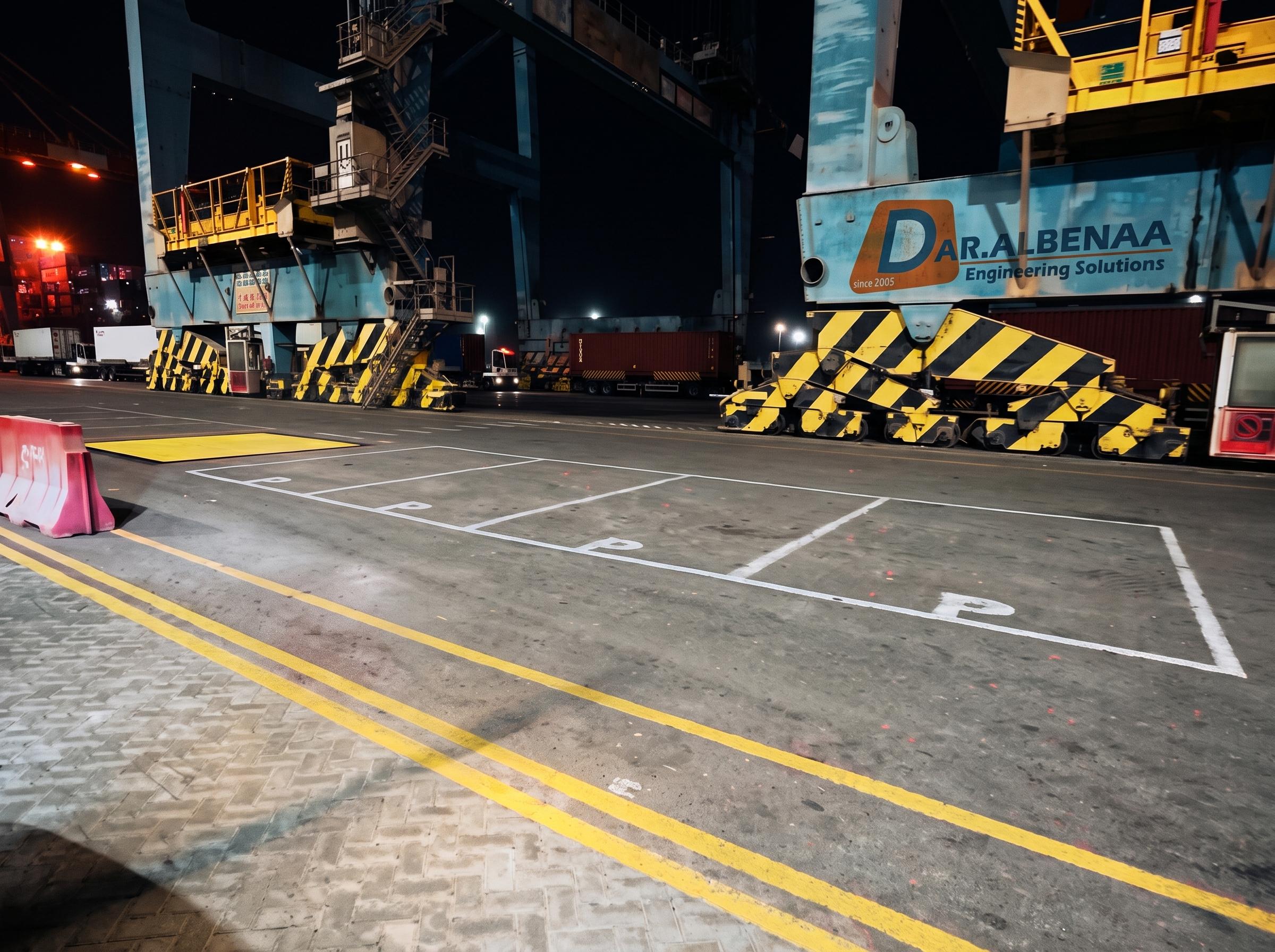 Road Marking Project | DP World Sokhna